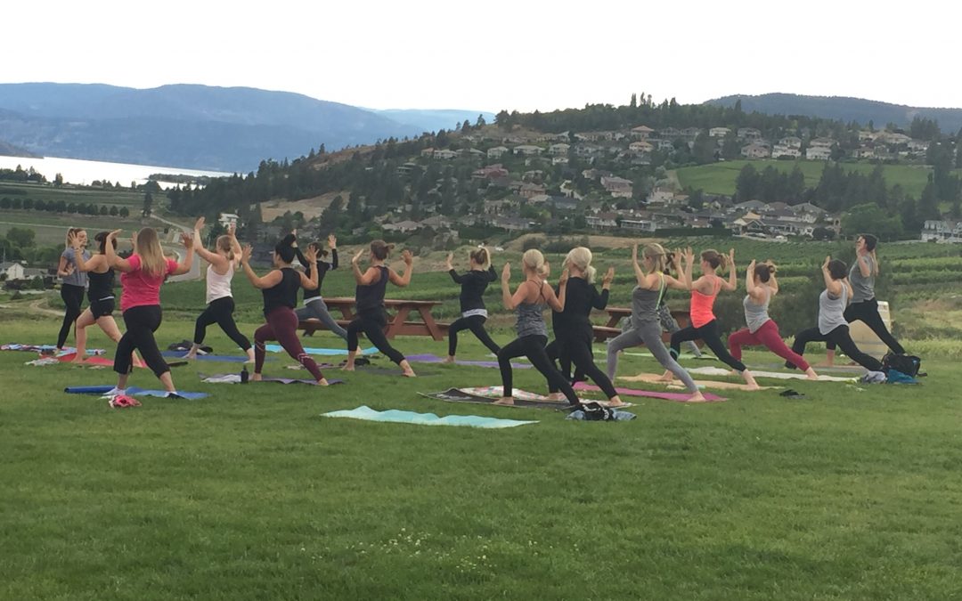 Yoga at the winery: Quail’s Gate Summer Yoga Series with Westbank Oxygen