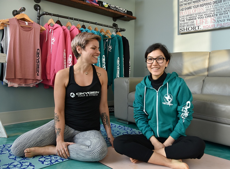 Teen Refugee Finds Support At Oxygen Yoga